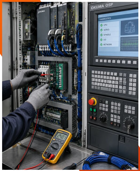 Ремонт систем ЧПУ Okuma OSP в Солнечногорске
